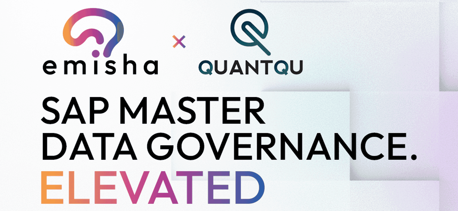 Emisha Announces Strategic Partnership with Quantqu to Elevate SAP Data Governance